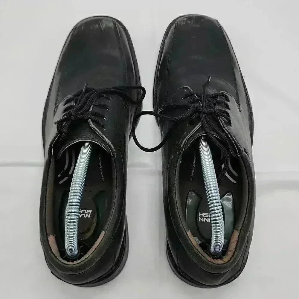 Nunn Bush Mens Black Marcell Lace Up Bike Toe Leather Oxford Dress Shoes Size 8M - Picture 8 of 13